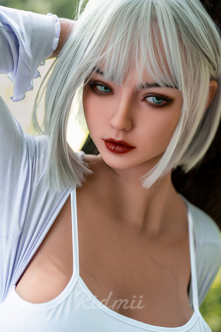 RIDMII Danica Unique Design 161cm #468 Silicone Head TPE Body Blowjob Realistic BBW Sex Doll