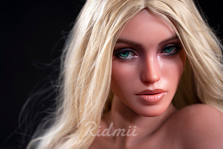 RIDMII Unique Design Kendra 5'4 FT (165cm) Big Breast Life Like Sex Doll TPE Body Silicone Head With Movable Jaw Real Oral Sex