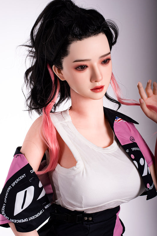 RIDMII Muncey Plus 5'3 FT(163cm) Unique Design Silicone Head Sex Doll TPE Body Love Doll