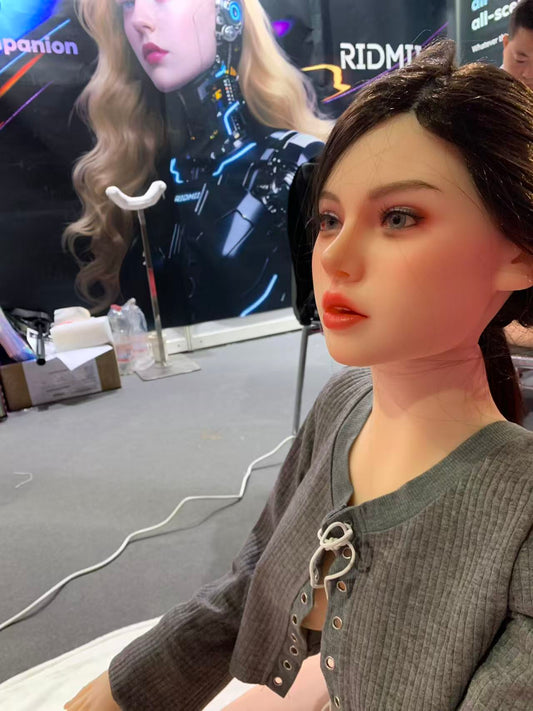 Venus 2025 - Ridmii Fiora Unique Design 5'4 FT(164cm) Ultra Realistic 3 In 1 Robot Sex Doll with Silicone Head TPE Body and ROS