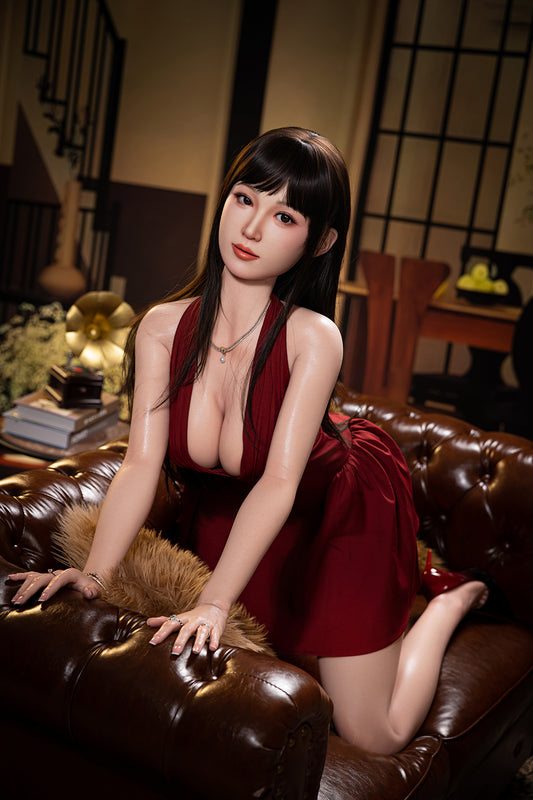 RIDMII Hain Unique Design 5'3 FT (163cm) Asian-Style Realistic Silicone AI Sex Doll with Gentle Voice Robot Love Doll