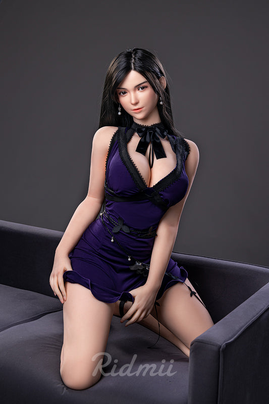 RIDMII VII Tifa 5'3 FT(163cm) Silicone Head TPE Body Medium Breasts Realistic Fantasy Love Sex Doll