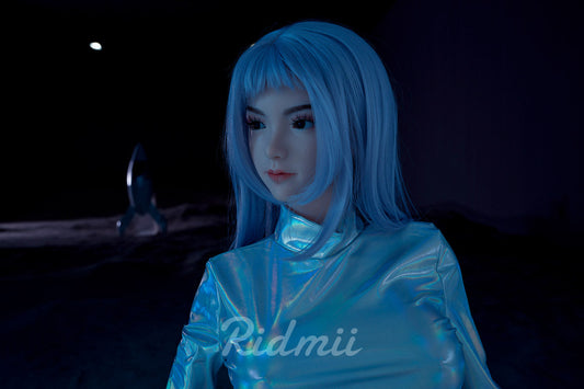 US In Stock RIDMII Lia Unique Design 5'3 FT(163cm) Silicone Head Love Doll TPE Body Realistic Sex Doll